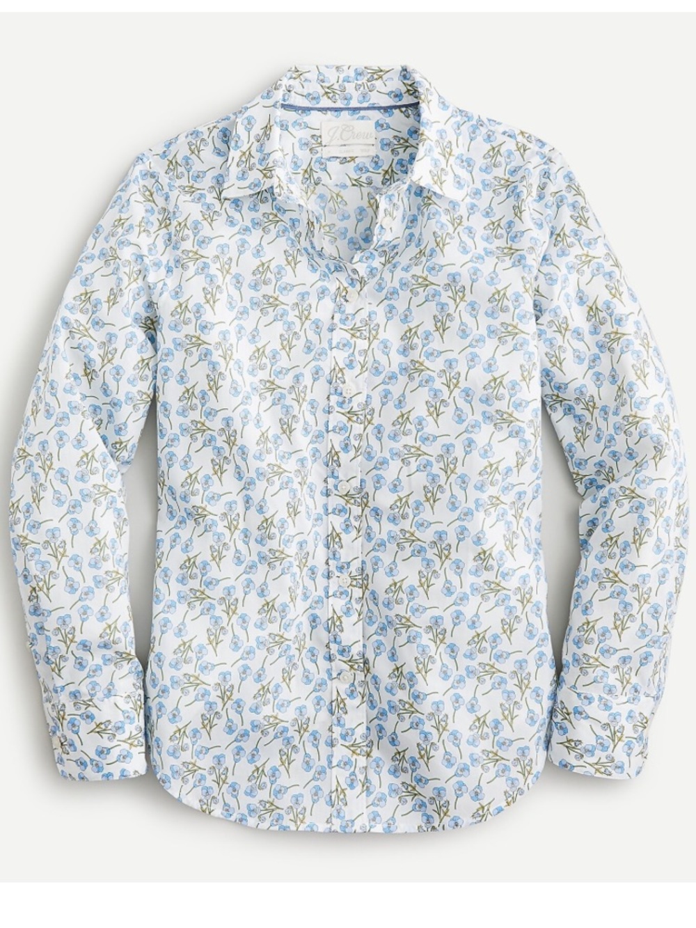 J. Crew Classic-fit button down shirt in Liberty® Ros floral 2 Romantic Cottage